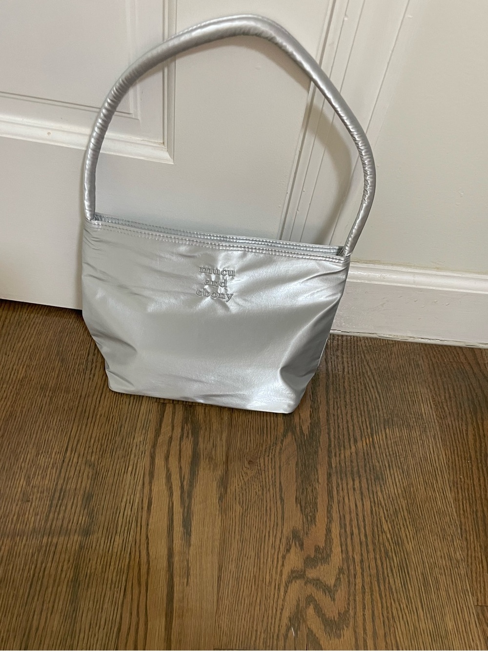 Silver Shoulder Bag